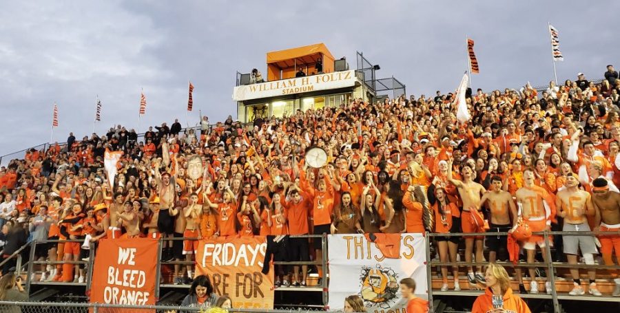 2020+Student+Section+at+Cherokee+v.+Shawnee+Football+Game