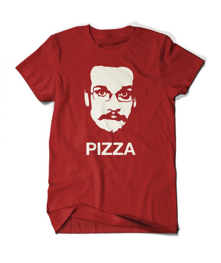 Design of the 2021 Pizzamas shirt