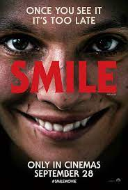 Official movie poster for "Smile." 