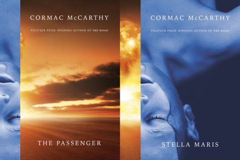 The front covers of Cormac McCarthys The Passenger and Stella Maris.