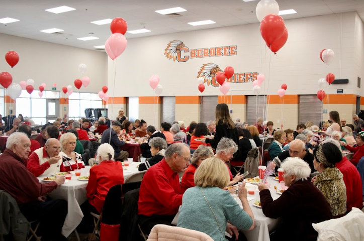 The Senior Citizens have a blast at the Valentines Day Dance! 