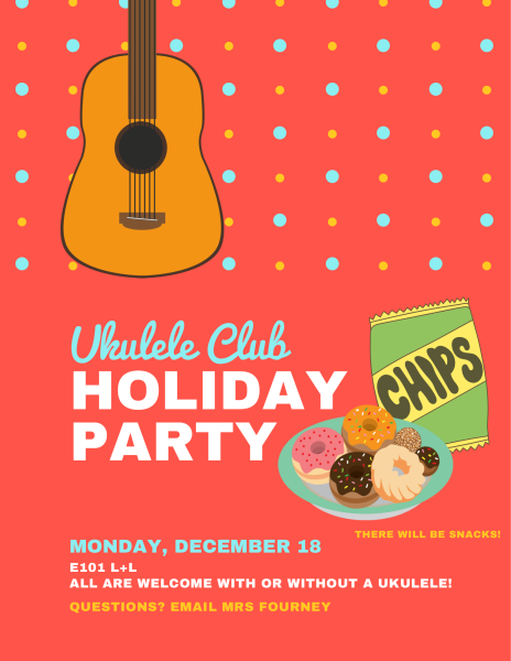 Ukulele club holiday party poster created by Lily Barber (24)