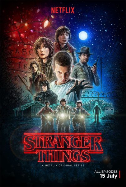 A poster for the first season of Stranger Things.