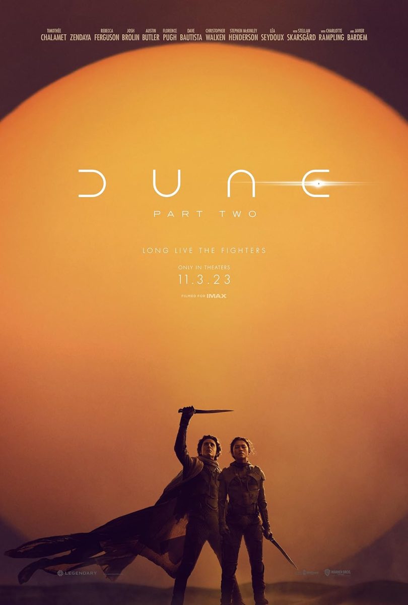 The poster for Dune: Part Two.