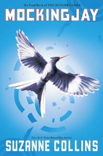 The cover of the book, "Mockingjay" 