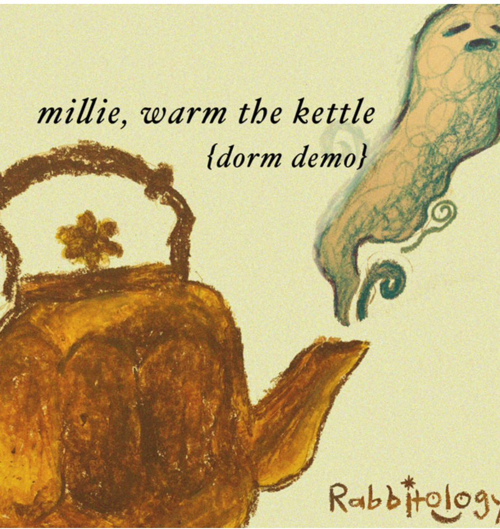The 2023 "Millie, Warm the Kettle" single cover. Credit: Rabbitology